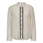 DallyCC Dot Shirt - Off white - Co'couture