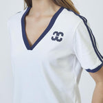 EdgeCC Stripe V - Tee - Navy - Co'couture