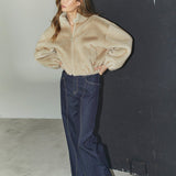FeraCC Faux Fur Jacket - Creme - Co'couture