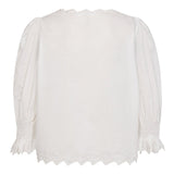 GemmaCC Embroidery SS Shirt - White - Co'couture