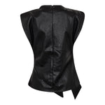 GittCC Pleat Top - Black - Co'couture