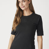 GrannyCC Embroidery SS Tee - Black - Co'couture