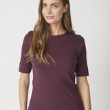 GrannyCC Embroidery SS Tee - Winered - Co'couture