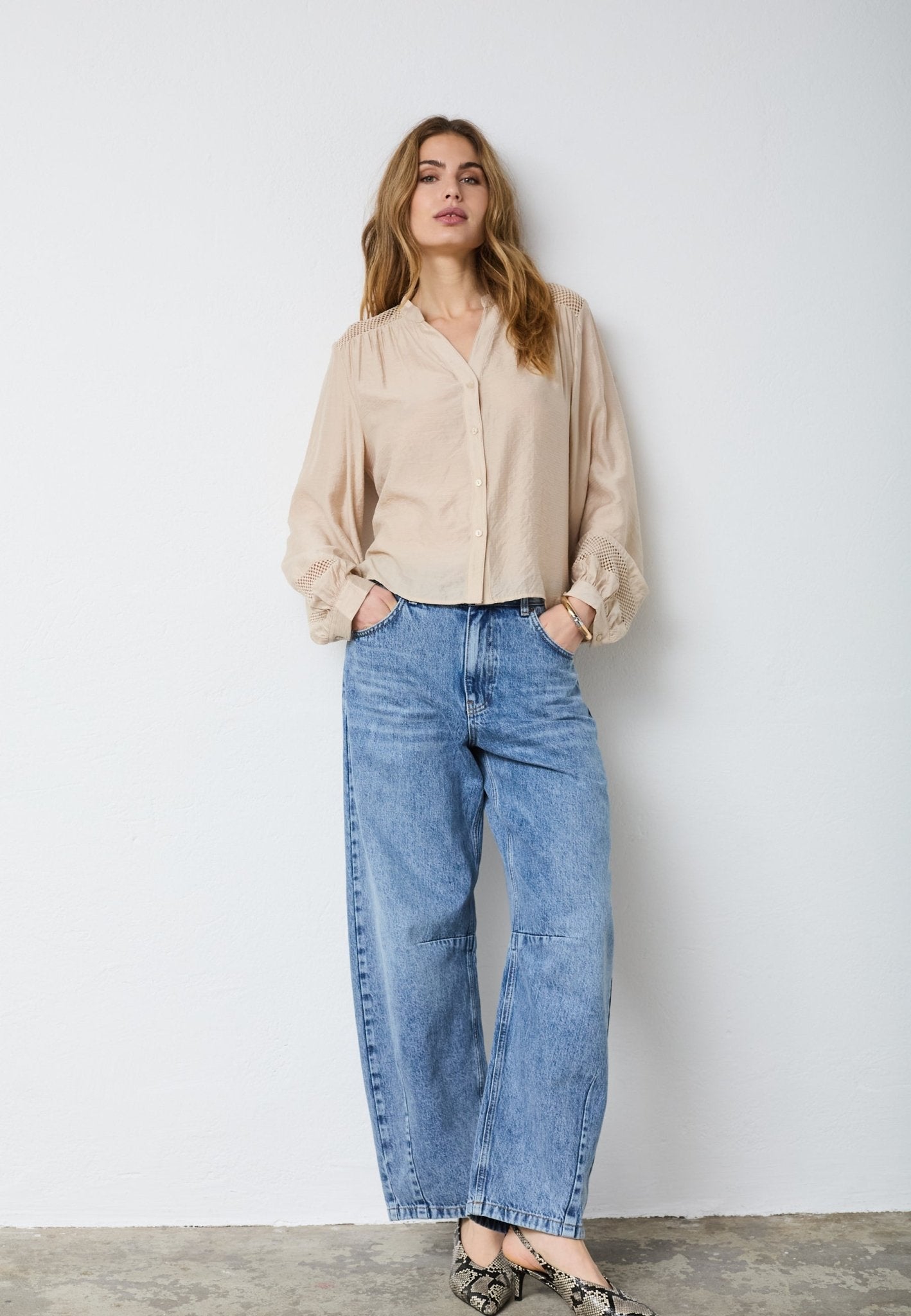 GwendaCC V - Shirt - Mink - Co'couture