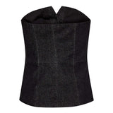 HelimaCC Corsage Top - Black - Co'couture
