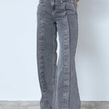 KellanCC Button LL Jeans - Mid Grey - Co'couture