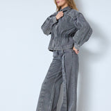 KellanCC Button LL Jeans - Mid Grey - Co'couture