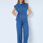 KimmyCC Belt Jeans - Dark Denim - Co'couture