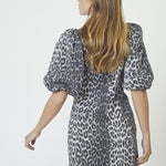 LeoCC Crop Puff Dress - Dark Grey - Co'couture