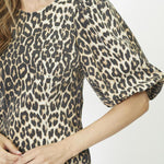 LeoCC Crop Puff Dress - Khaki - Co'couture