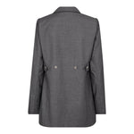 LiamCC Fitted Blazer - Mid Grey - Co'couture