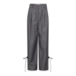 LiamCC String Pleat LL Pant - Mid Grey - Co'couture