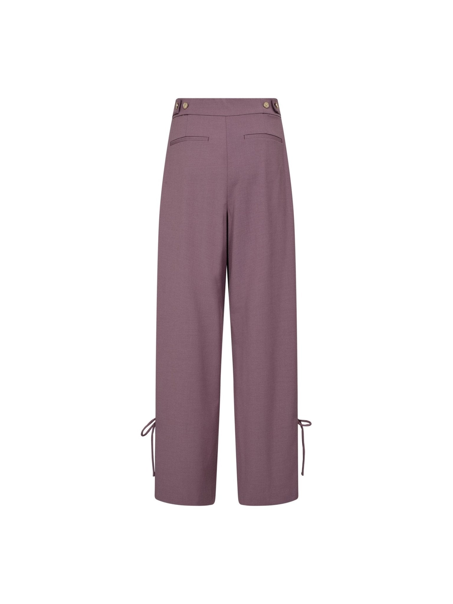 LiamCC String Pleat Pant - Old Rose - Co'couture