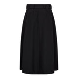 LunaCC Belt Midi Pleat Skirt - Black - Co'couture