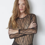 MercyCC Mesh O - Blouse - Black - Co'couture