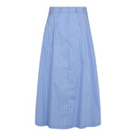 MicaCC Stripe Pleat Skirt - Pale Blue - Co'couture