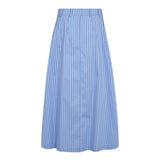 MicaCC Stripe Pleat Skirt - Pale Blue - Co'couture
