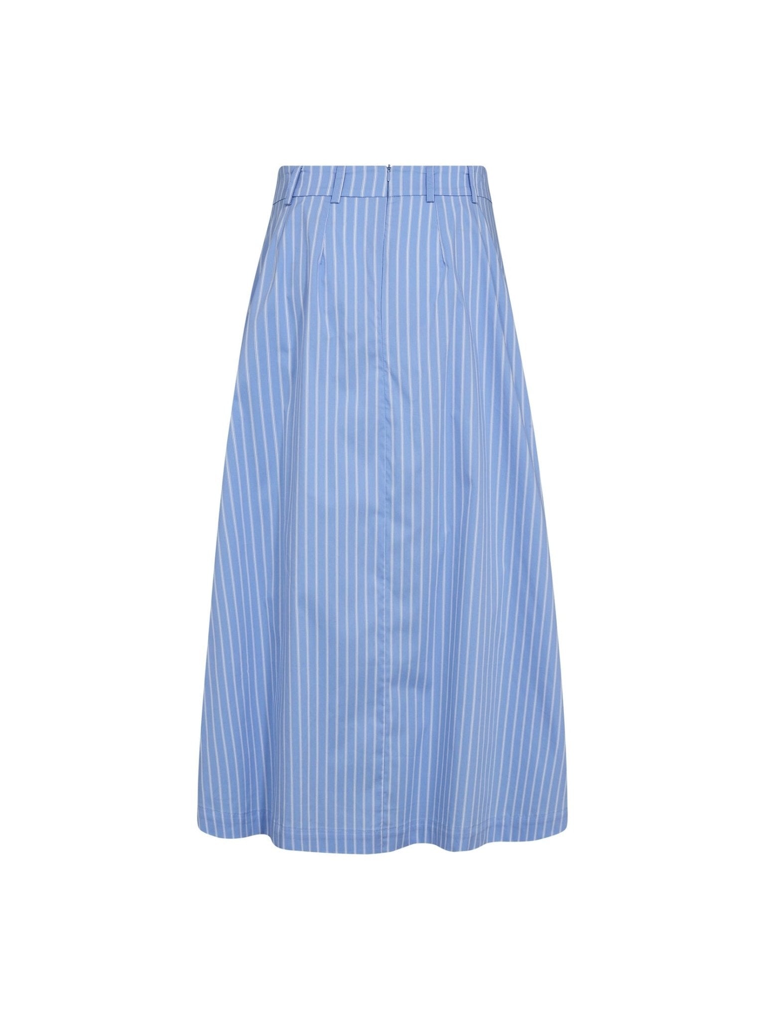 MicaCC Stripe Pleat Skirt - Pale Blue - Co'couture