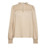 MollyCC Pintuck Blouse - Powder - Co'couture