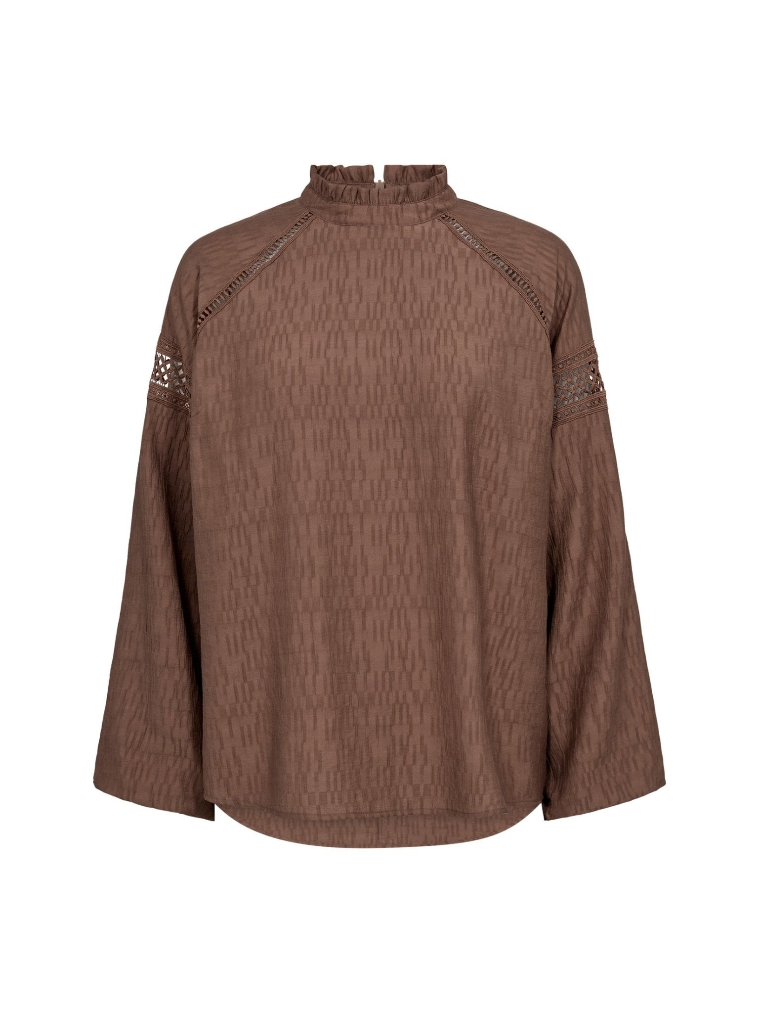 NaraCC Balloon Blouse - Chocolate - Co'couture