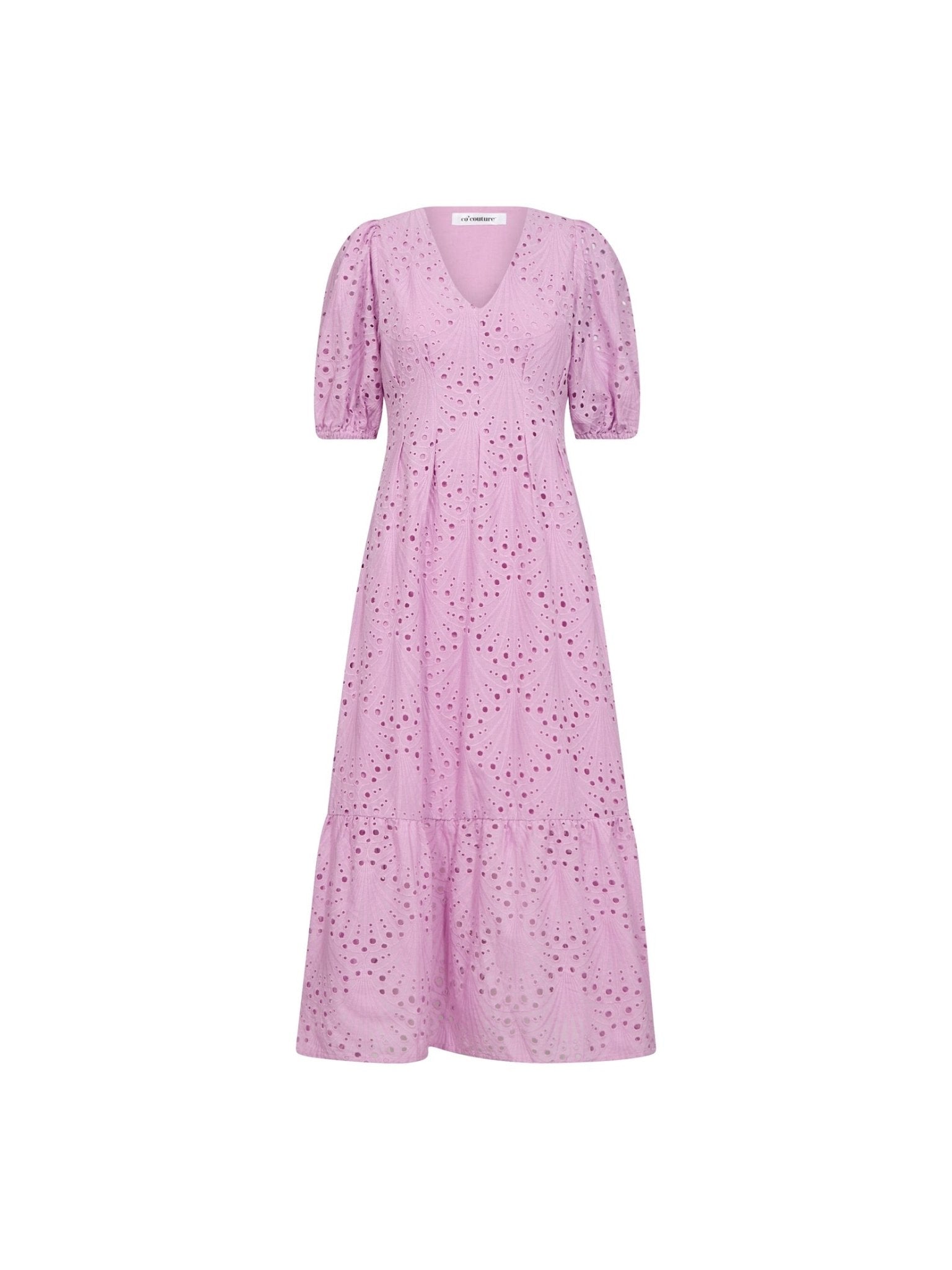 NayaCC Anglaise Pleat Dress - Orchid - Co'couture