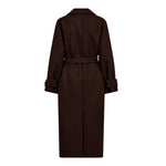 New ClaraCC Raglan Coat - Dark Brown - Co'couture