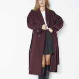 New ClaraCC Raglan Coat - Winered - Co'couture