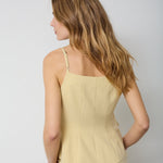NilanCC Tailored Top - PaleYellow - Co'couture