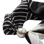 PearlCC Scarf - Black Stripe - Co'couture