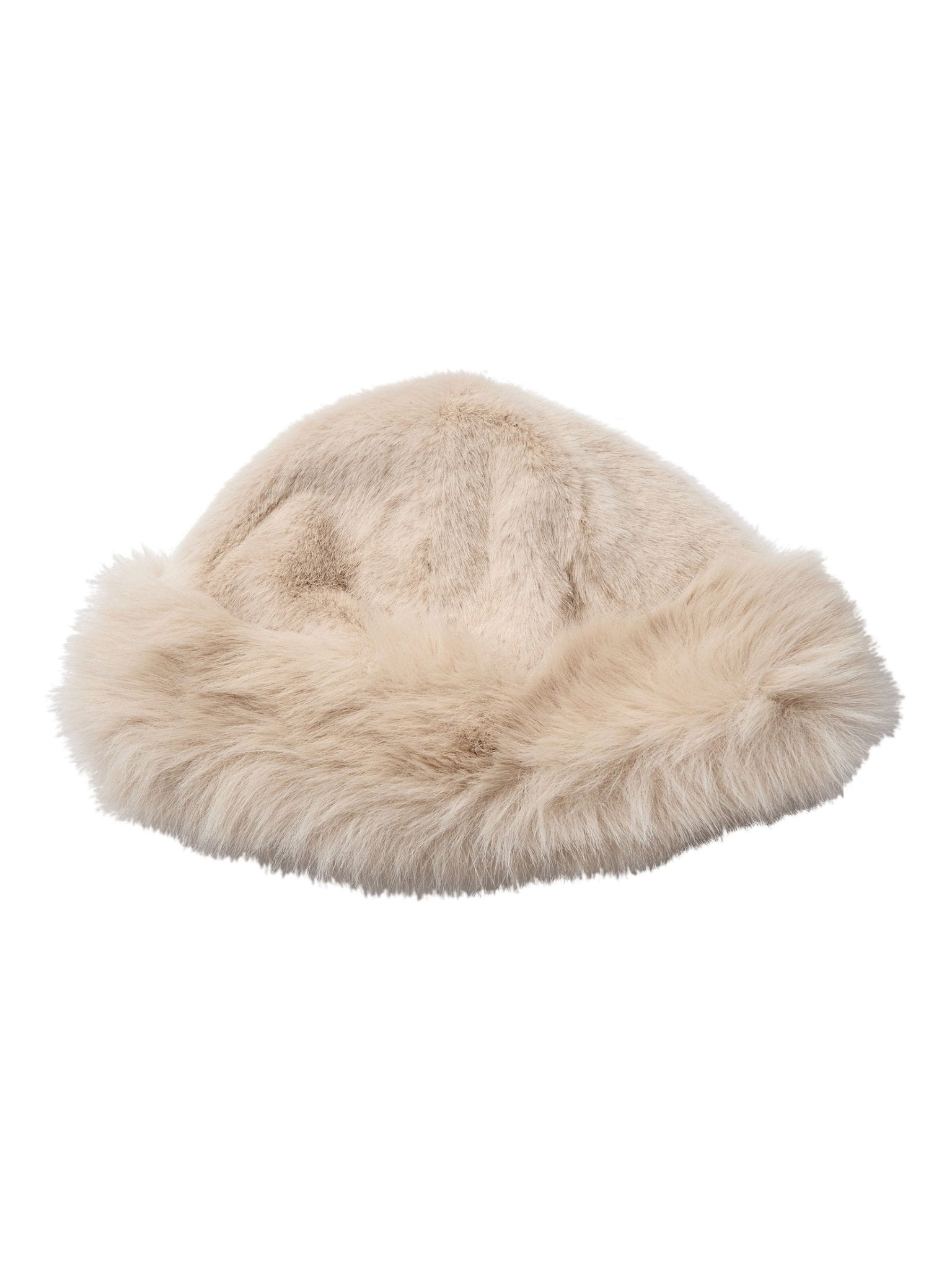 PenzaCC Faux Fur Hat - Creme - Co'couture