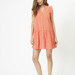 PolaCC Anglaise SS Dress - Pelican - Co'couture