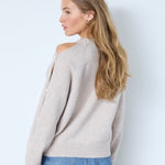 RowanCC Pearl Sleeve Knit - Bone - Co'couture