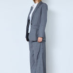 SagaCC Single Blazer - Mid Grey - Co'couture
