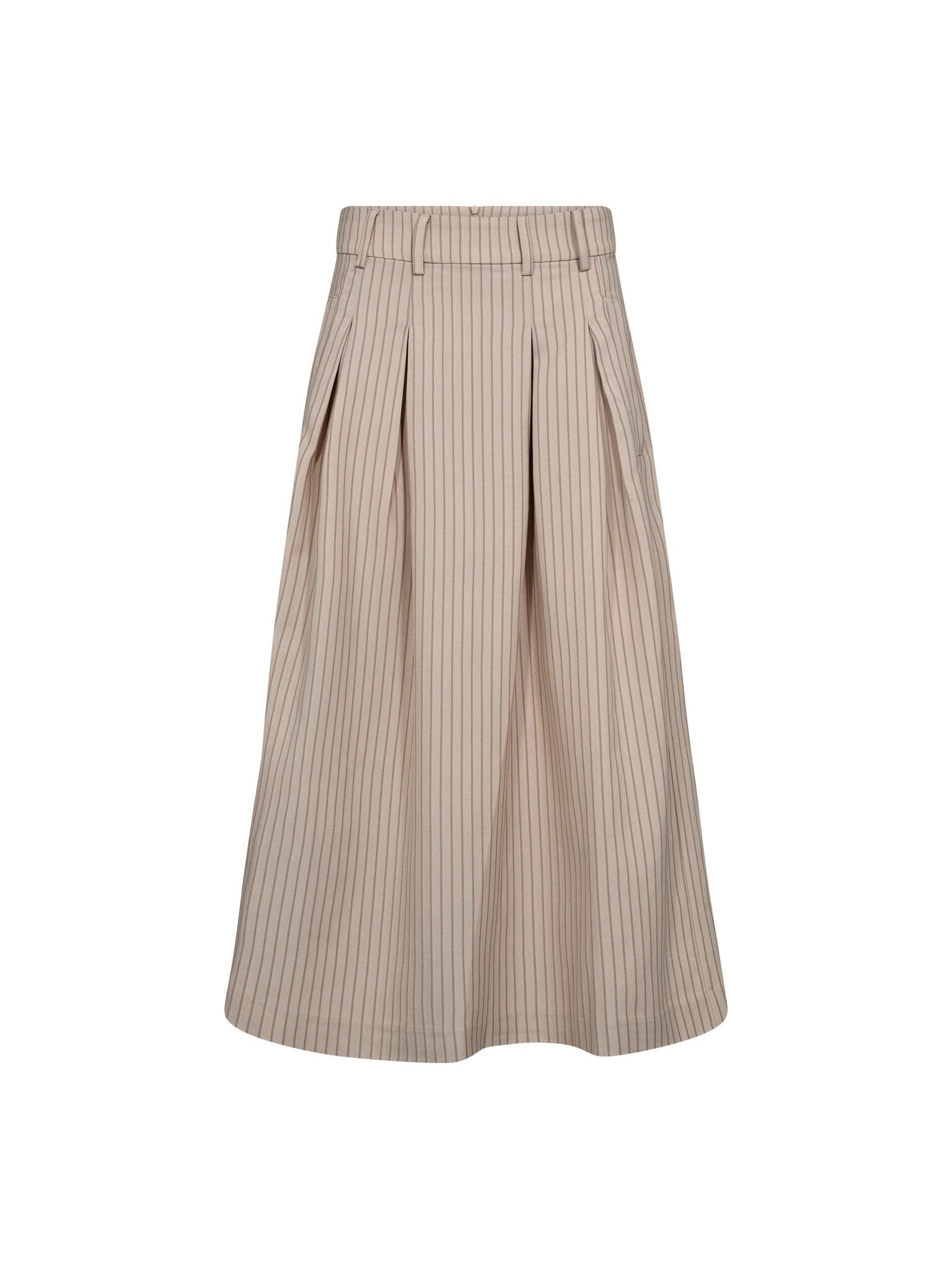 SalvieCC Anya Pleat Skirt - Bone - Co'couture