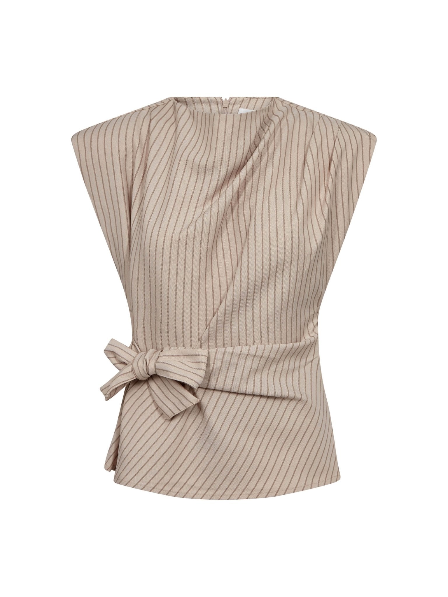 SalvieCC Pleat Top - Bone - Co'couture