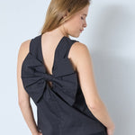SannaCC Bow Top - Black - Co'couture