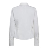 SannaCC Pearl Cuff Shirt - White - Co'couture