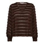 SivaCC V - Blouse - Dark Brown - Co'couture