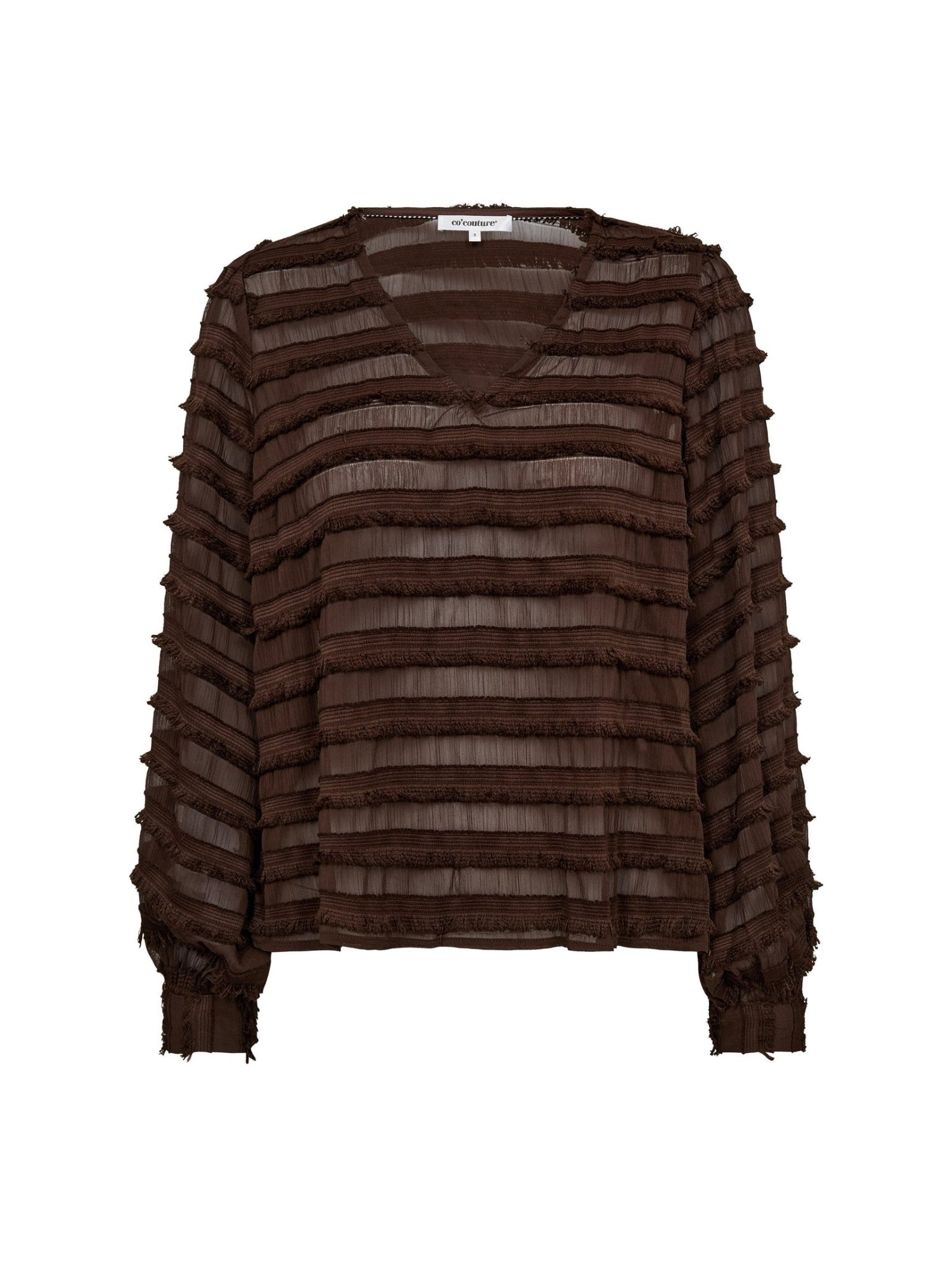 SivaCC V - Blouse - Dark Brown - Co'couture