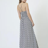 SofiaCC Smock Strap Dress - OffWhite - Black - Co'couture
