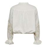 StinaCC Emb Blouse - Off white - Co'couture