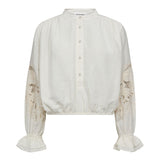 StinaCC Emb Blouse - Off white - Co'couture