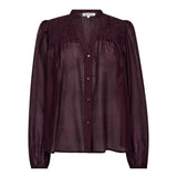TaffyCC Smock V - Shirt - Winered - Co'couture