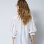 TassyCC Lace SS Shirt - White - Co'couture