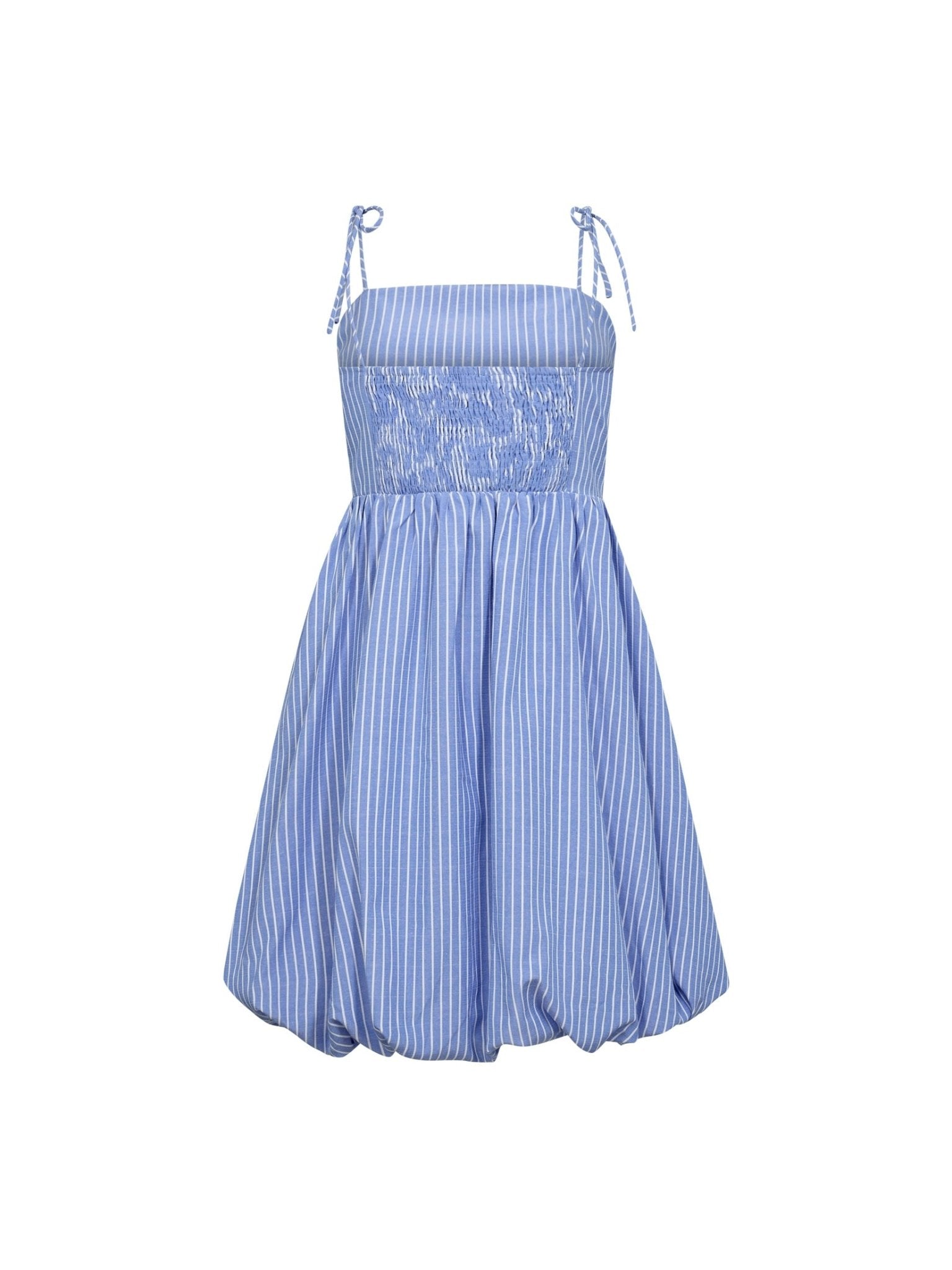 TeaCC Stripe Balloon Dress - Blue - Co'couture