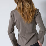 TengaCC Pleat Blouse - Walnut - Co'couture