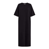TennaCC Sweat SS Dress - Black - Co'couture