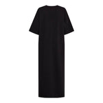 TennaCC Sweat SS Dress - Black - Co'couture