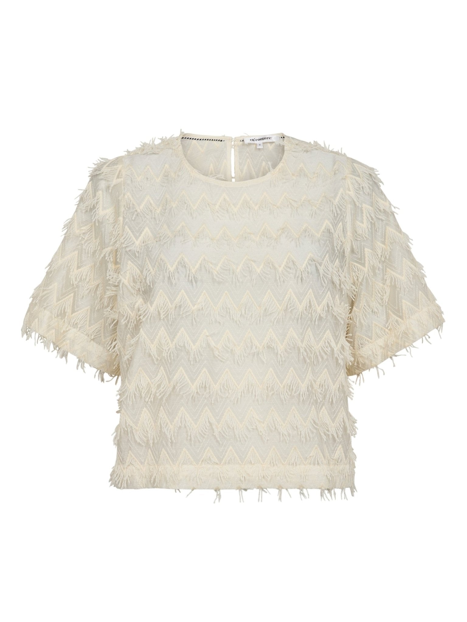 TriangleCC SS Blouse - Off white - Co'couture