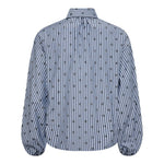 TrixieCC Dot Bow Shirt - Blue - Co'couture